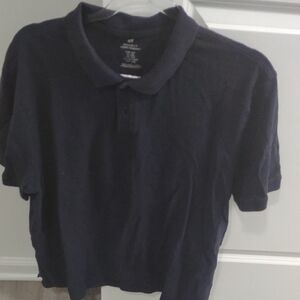 H&M Dark Blue Polo Shirt